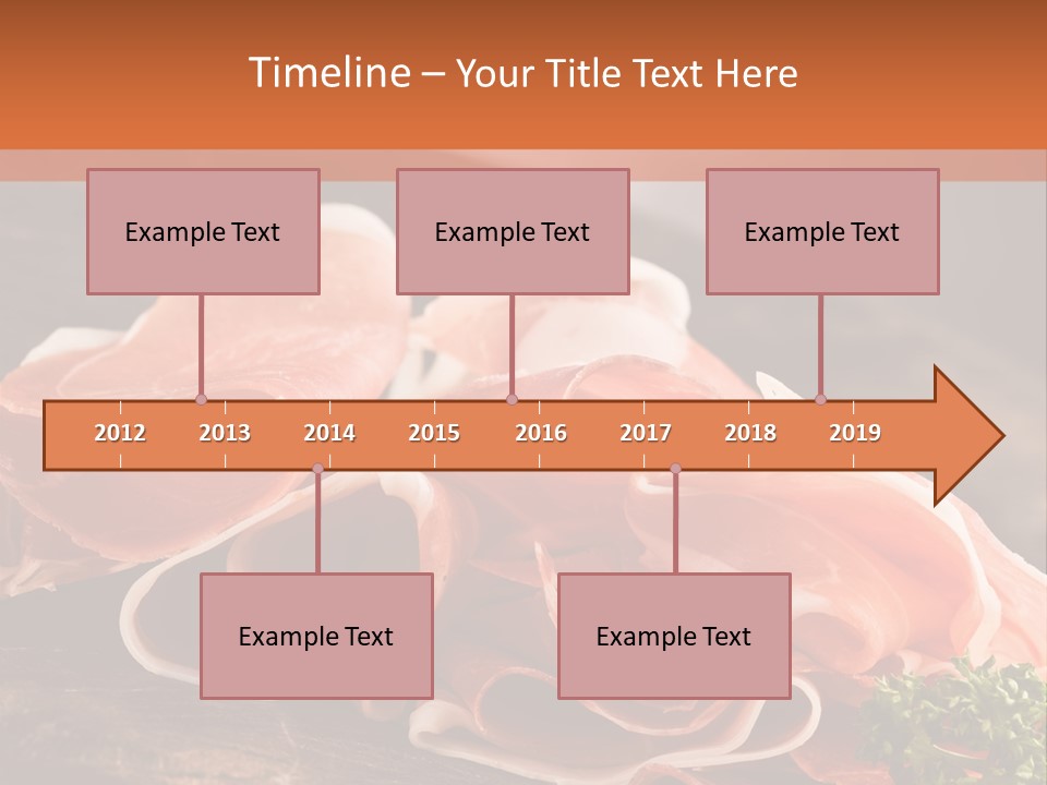 Meat Light Wooden PowerPoint Template
