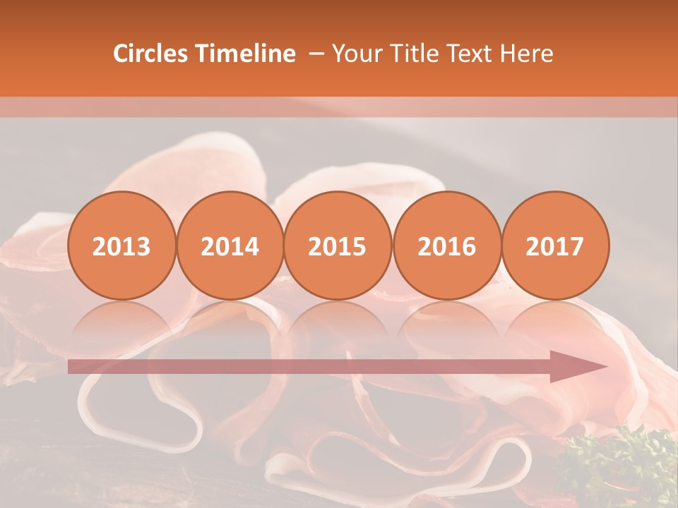 Meat Light Wooden PowerPoint Template