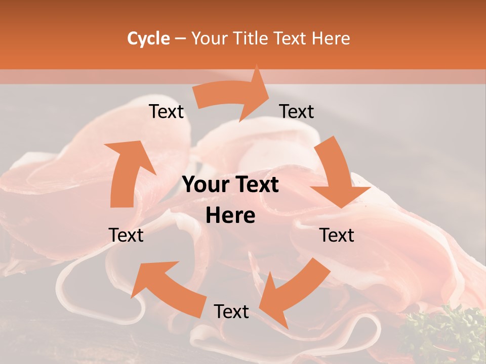 Meat Light Wooden PowerPoint Template