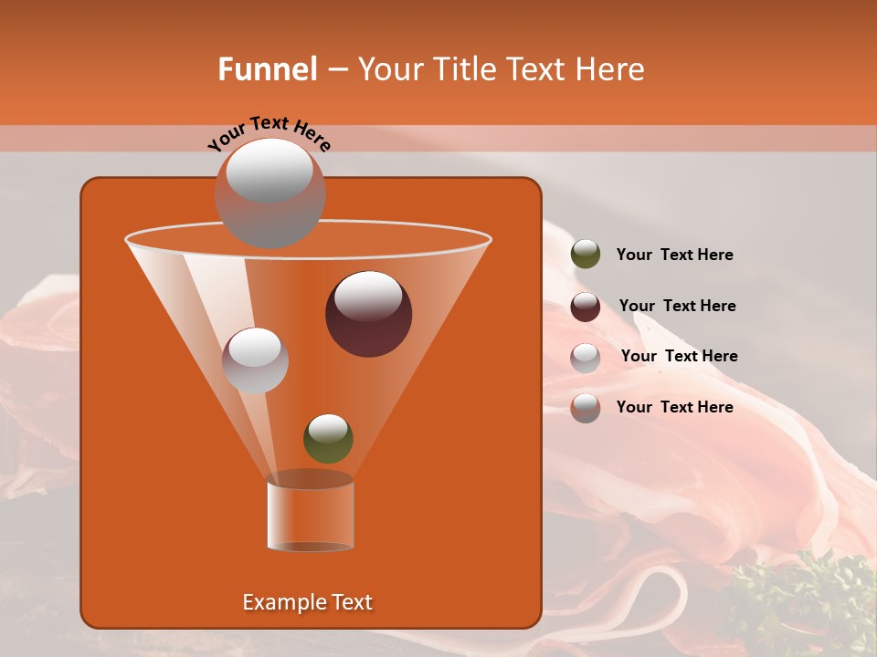 Meat Light Wooden PowerPoint Template