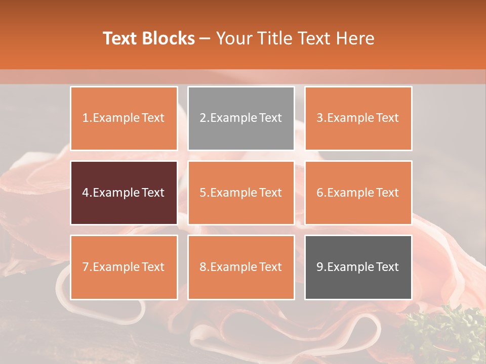 Meat Light Wooden PowerPoint Template