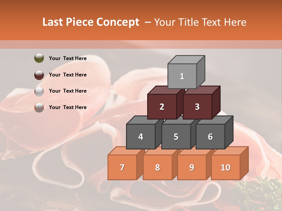 Meat Light Wooden PowerPoint Template