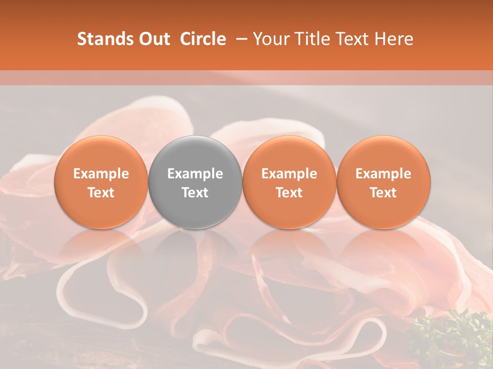 Meat Light Wooden PowerPoint Template