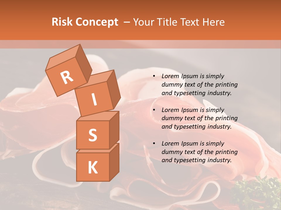 Meat Light Wooden PowerPoint Template