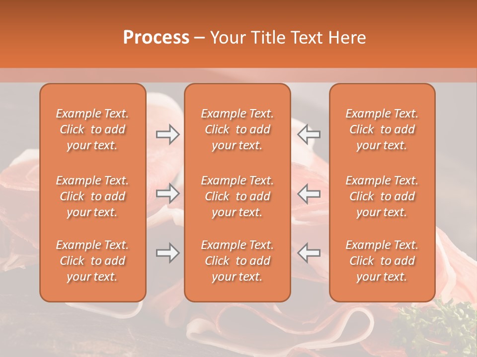 Meat Light Wooden PowerPoint Template