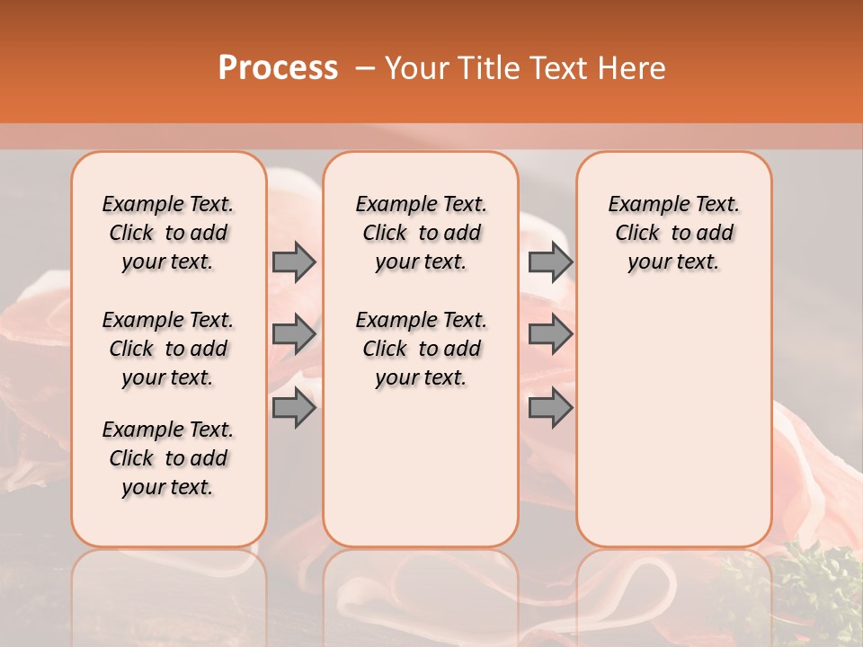 Meat Light Wooden PowerPoint Template