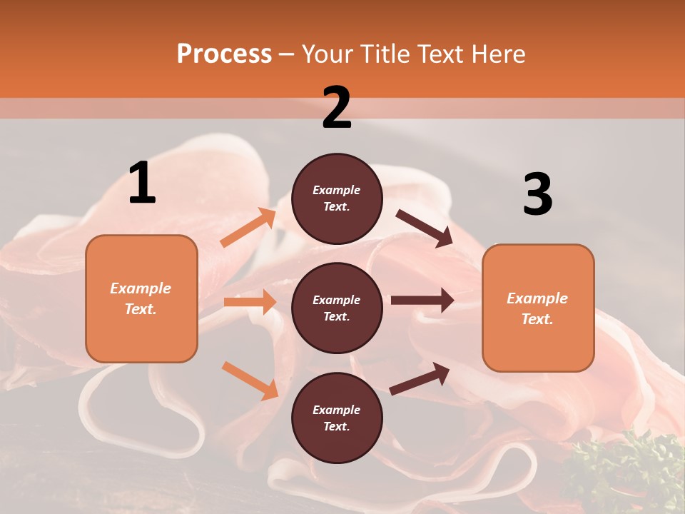 Meat Light Wooden PowerPoint Template