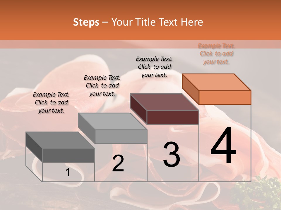 Meat Light Wooden PowerPoint Template