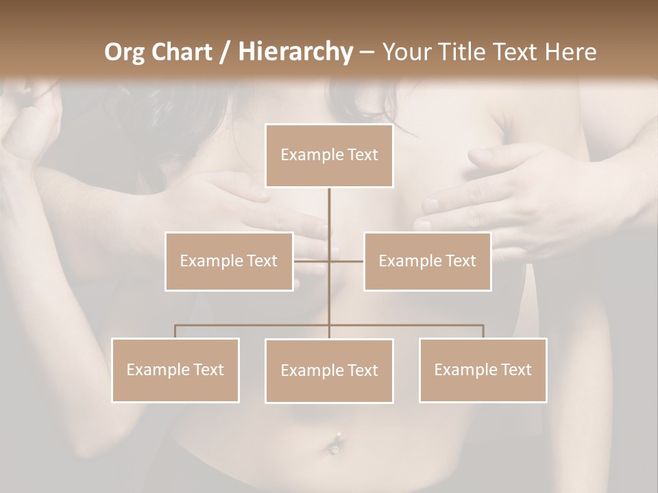 Skin Elegant Hairstyle PowerPoint Template