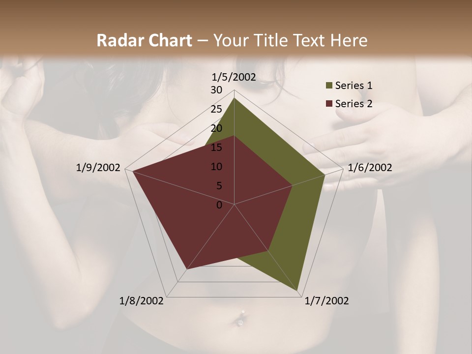 Skin Elegant Hairstyle PowerPoint Template