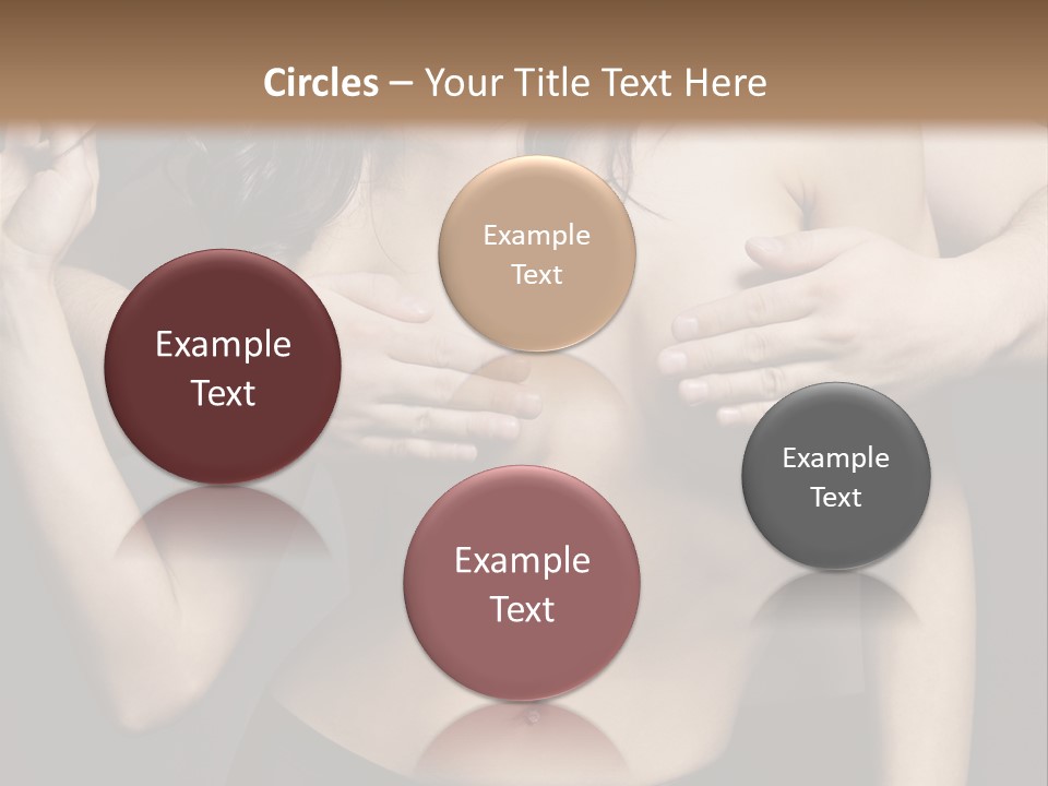 Skin Elegant Hairstyle PowerPoint Template