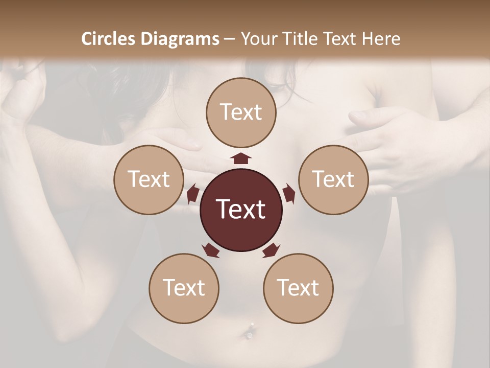 Skin Elegant Hairstyle PowerPoint Template