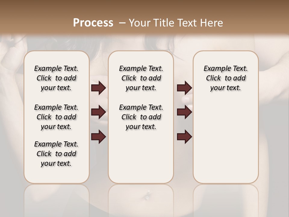 Skin Elegant Hairstyle PowerPoint Template