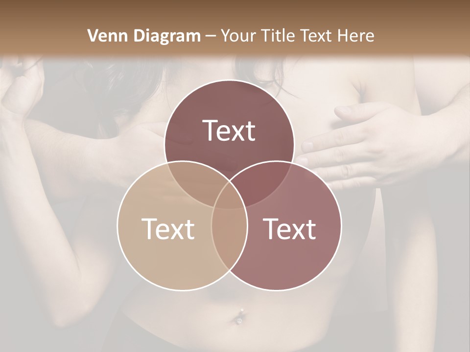 Skin Elegant Hairstyle PowerPoint Template