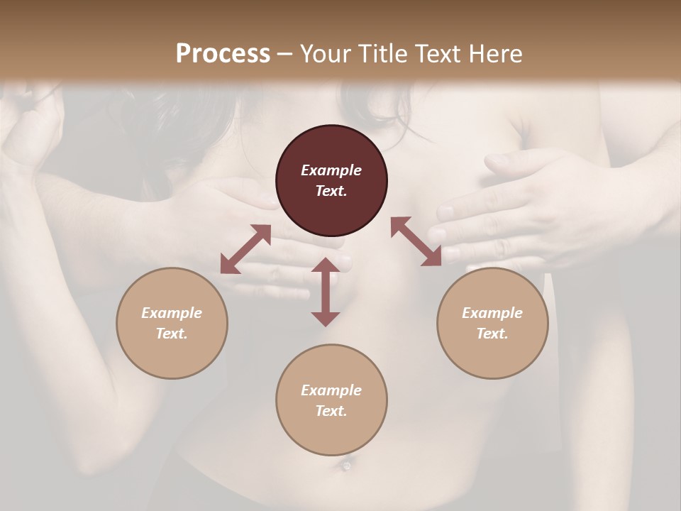 Skin Elegant Hairstyle PowerPoint Template