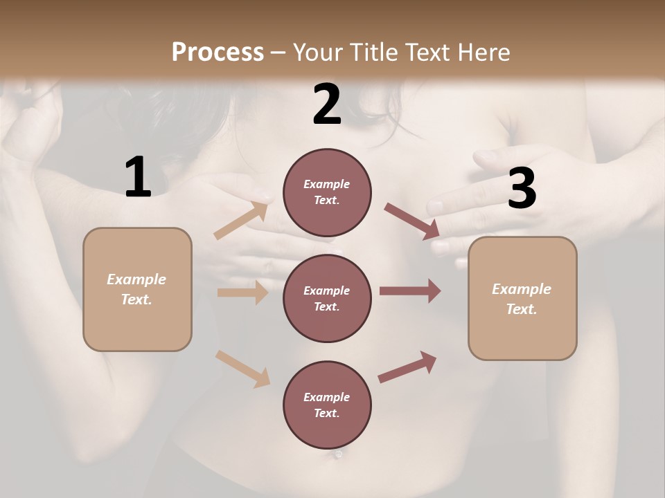 Skin Elegant Hairstyle PowerPoint Template