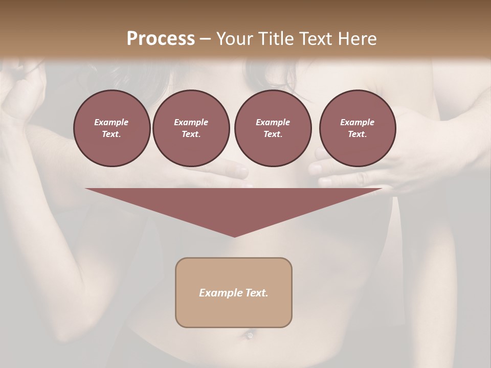 Skin Elegant Hairstyle PowerPoint Template