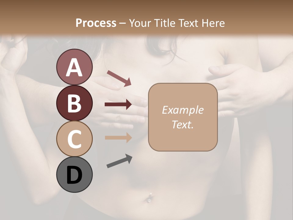 Skin Elegant Hairstyle PowerPoint Template