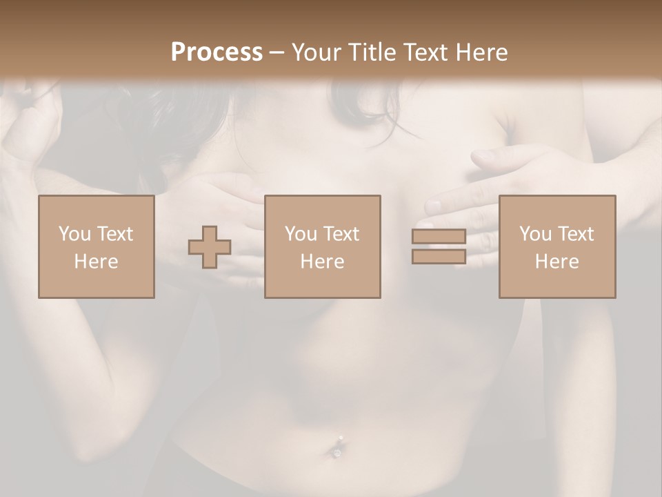 Skin Elegant Hairstyle PowerPoint Template