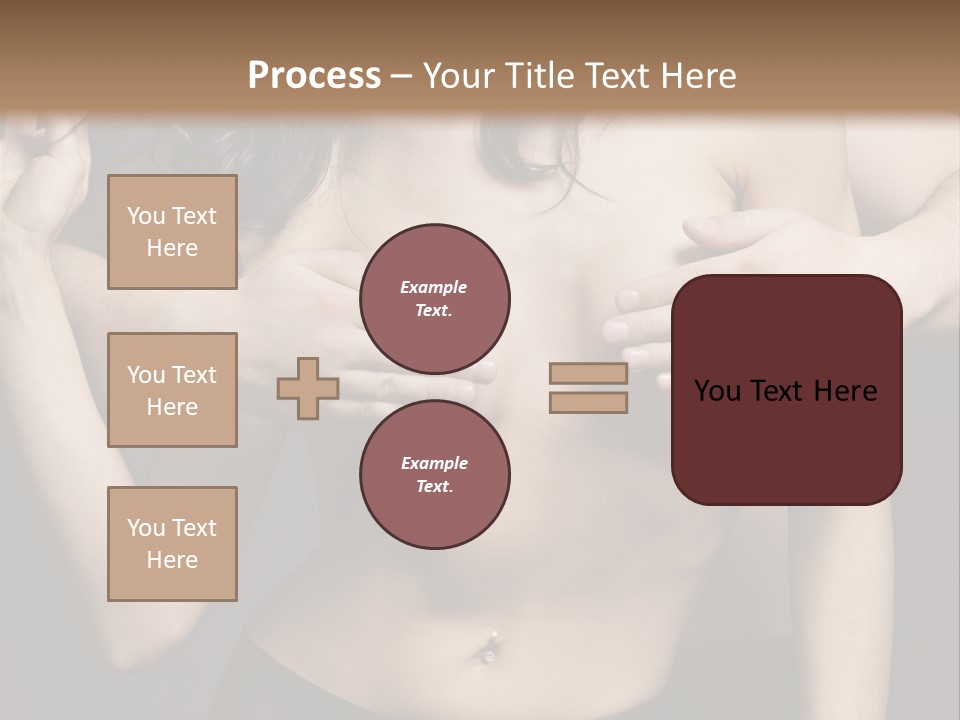 Skin Elegant Hairstyle PowerPoint Template