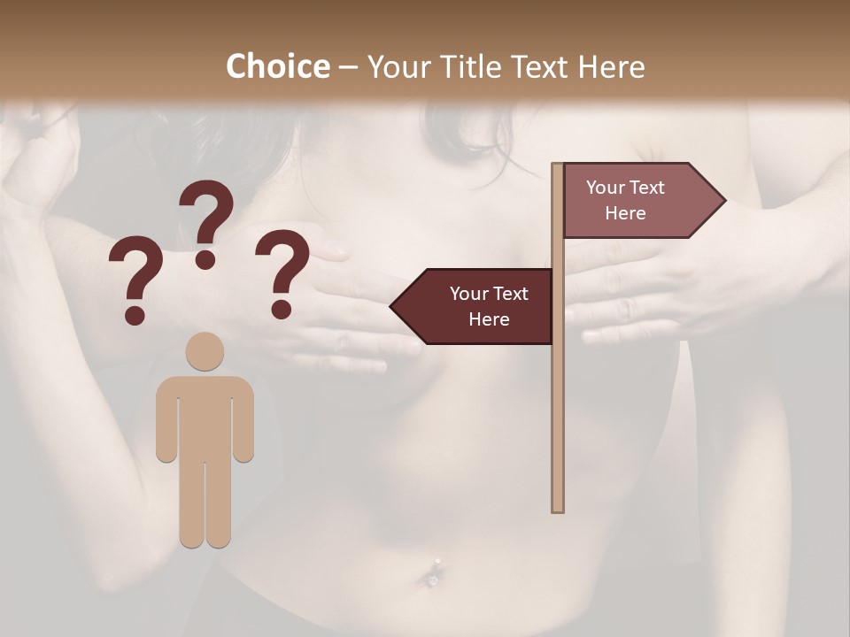 Skin Elegant Hairstyle PowerPoint Template