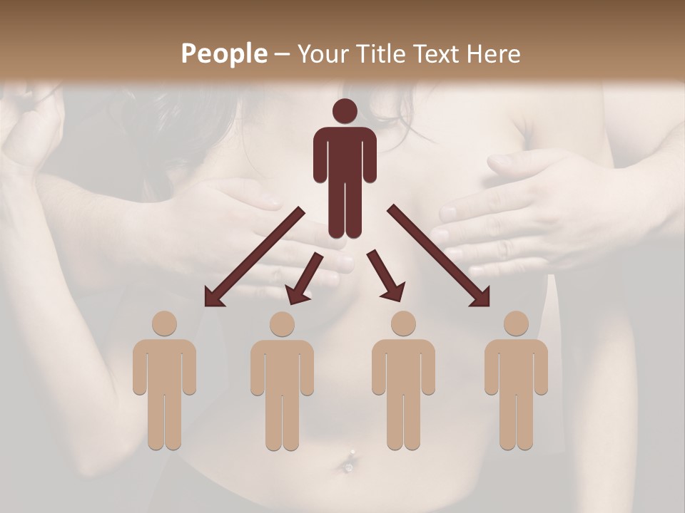 Skin Elegant Hairstyle PowerPoint Template