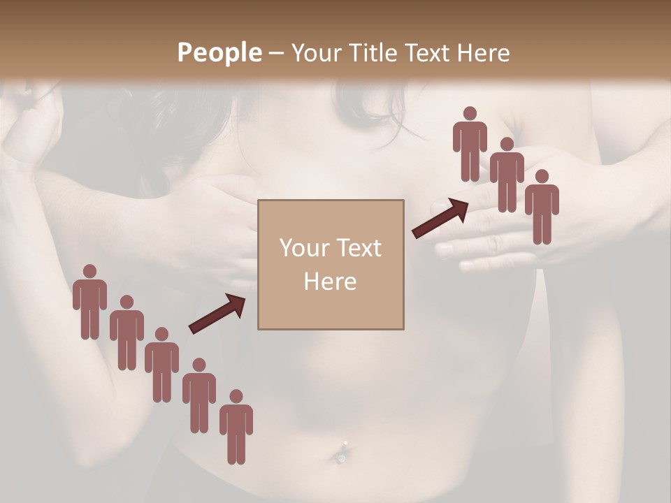 Skin Elegant Hairstyle PowerPoint Template