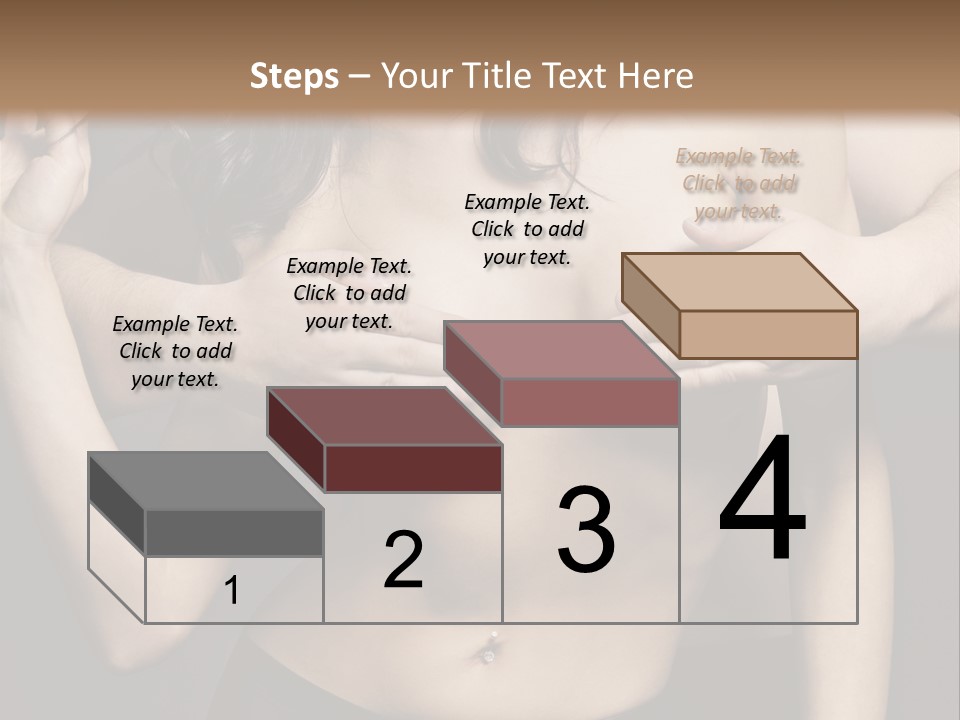 Skin Elegant Hairstyle PowerPoint Template