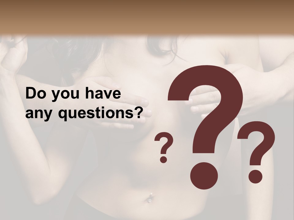 Skin Elegant Hairstyle PowerPoint Template