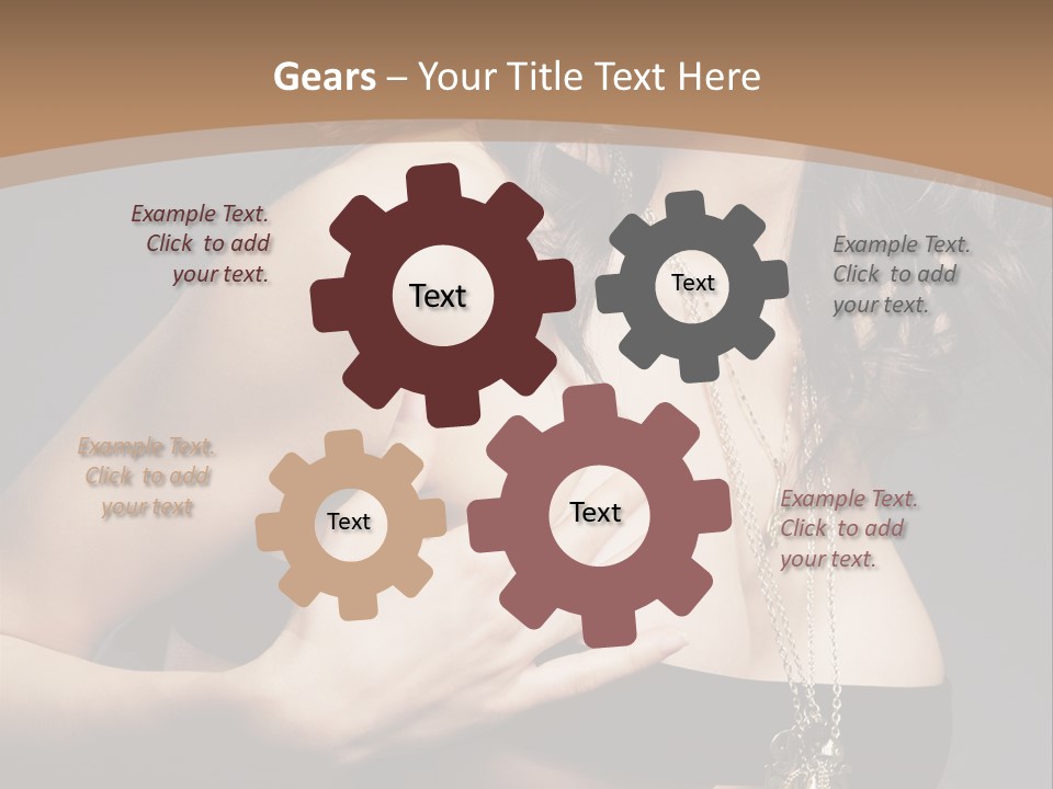 Care Person Naked PowerPoint Template