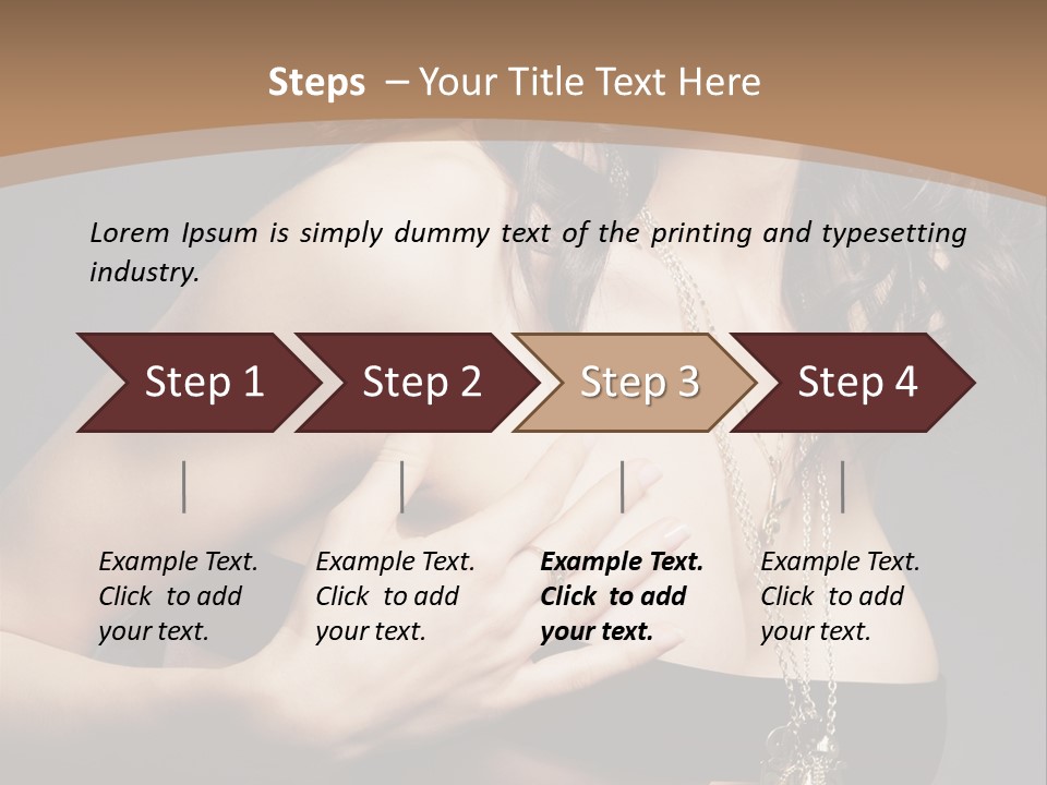 Care Person Naked PowerPoint Template