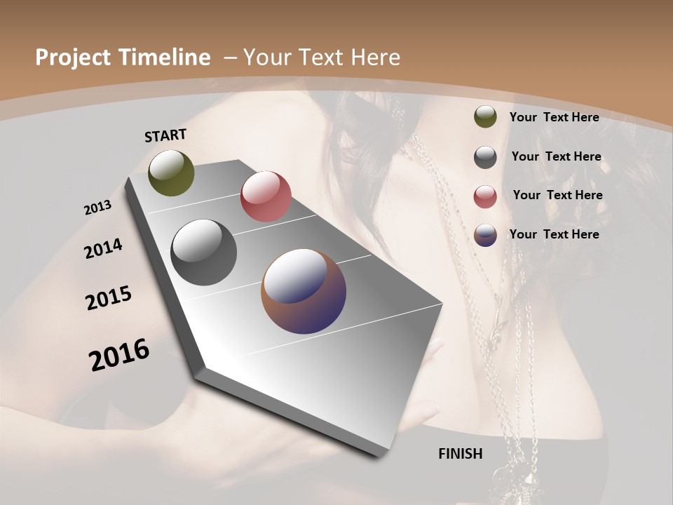 Care Person Naked PowerPoint Template