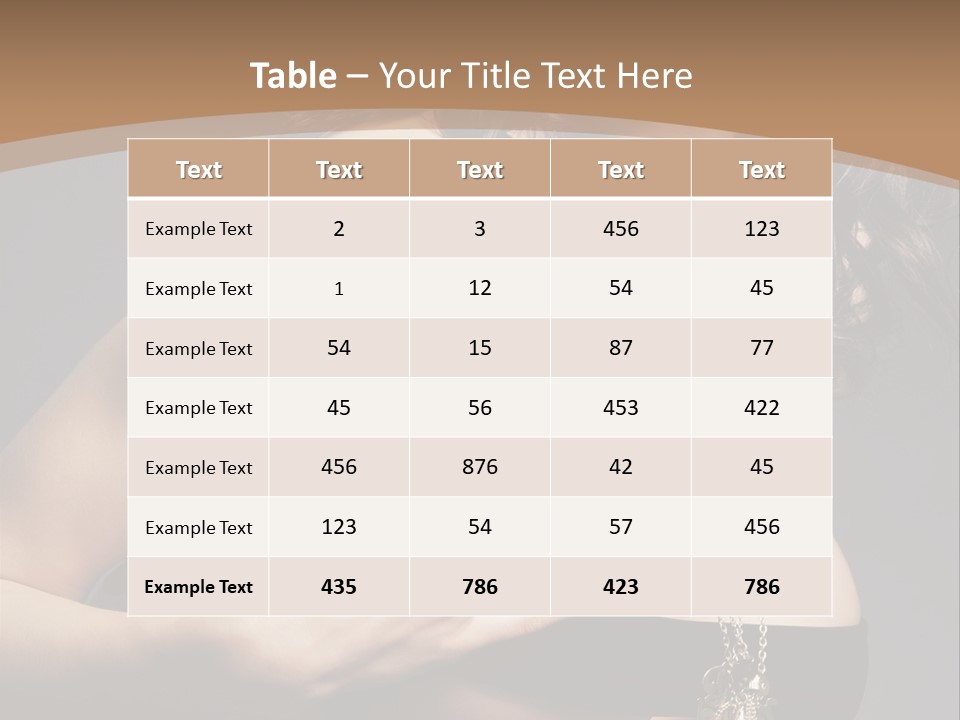 Care Person Naked PowerPoint Template