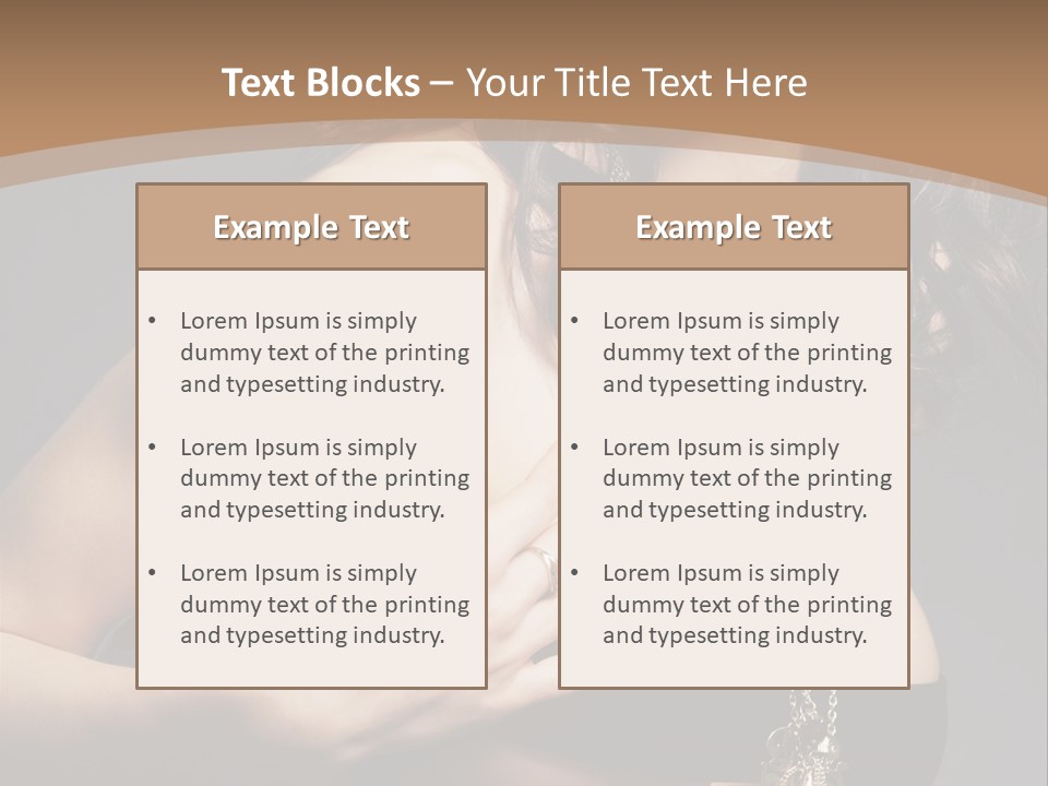 Care Person Naked PowerPoint Template