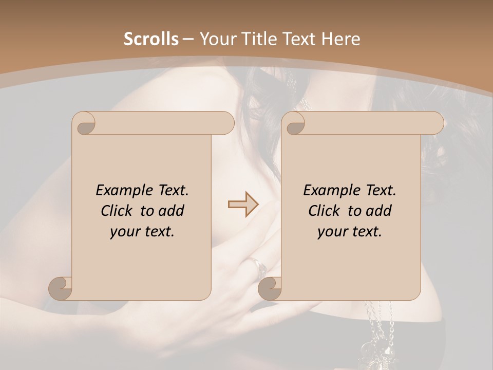 Care Person Naked PowerPoint Template