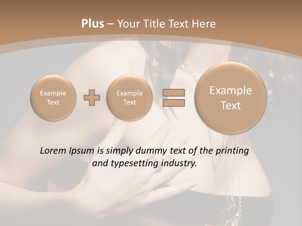 Care Person Naked PowerPoint Template