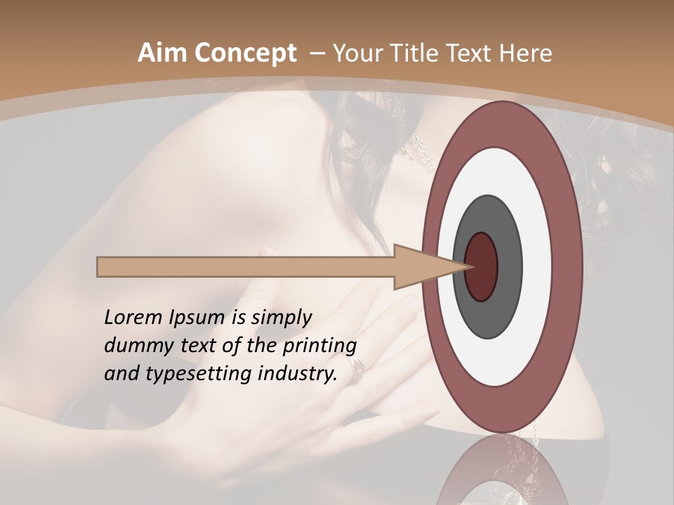 Care Person Naked PowerPoint Template