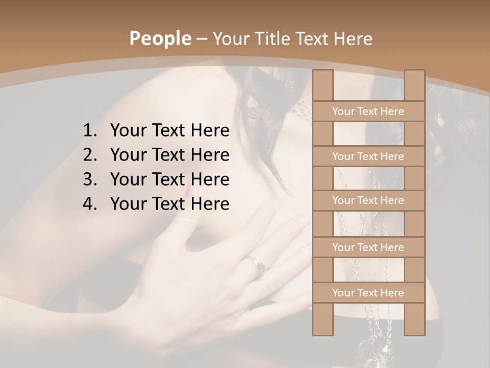 Care Person Naked PowerPoint Template