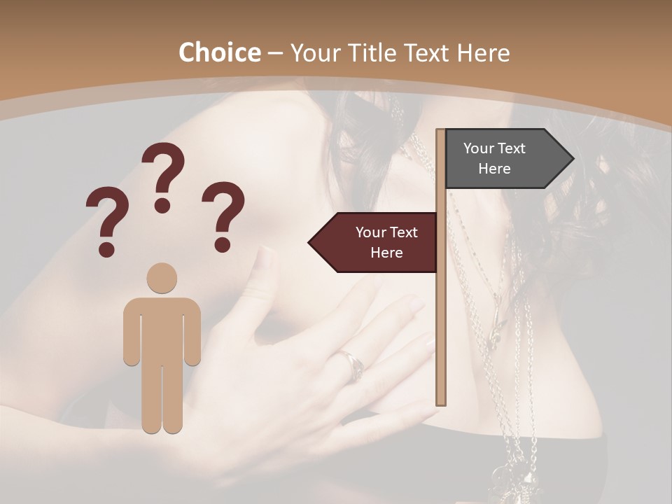 Care Person Naked PowerPoint Template