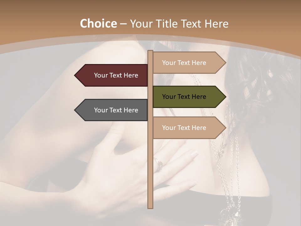 Care Person Naked PowerPoint Template