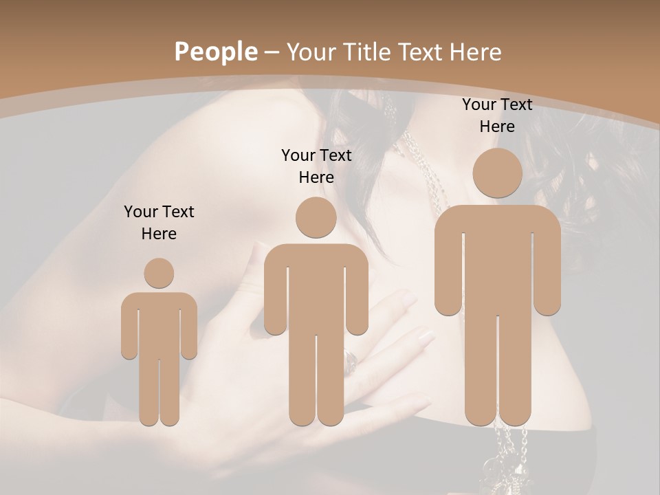 Care Person Naked PowerPoint Template