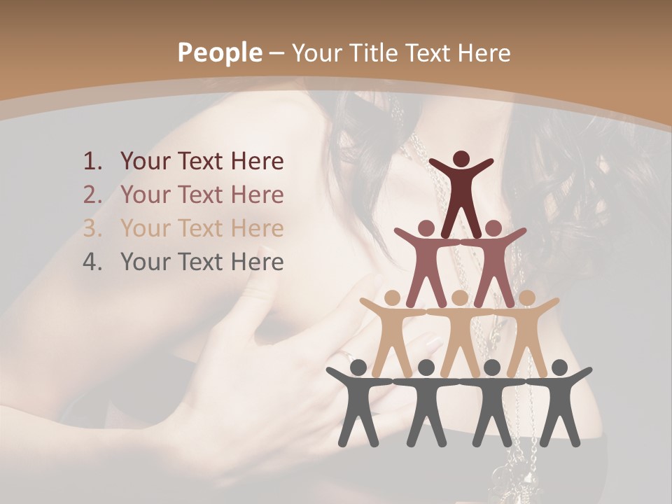 Care Person Naked PowerPoint Template