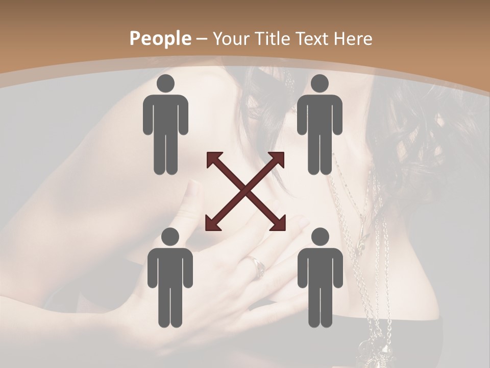 Care Person Naked PowerPoint Template