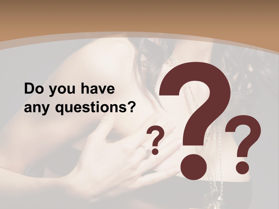 Care Person Naked PowerPoint Template