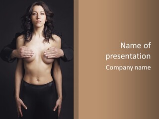 Healthy Female Young PowerPoint Template