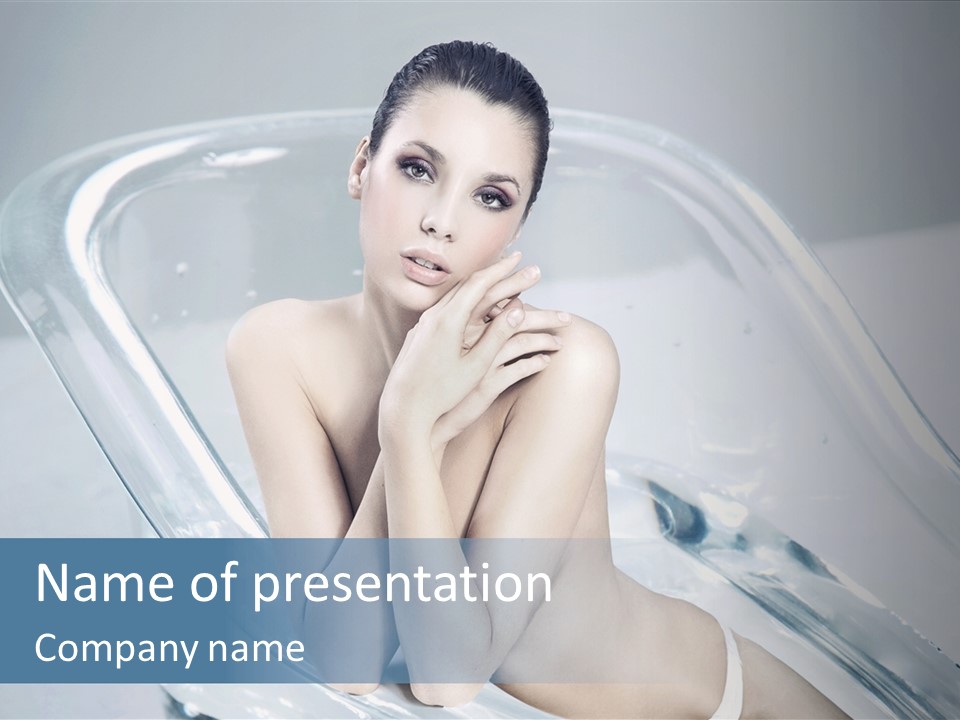 Adult Resting Rest PowerPoint Template