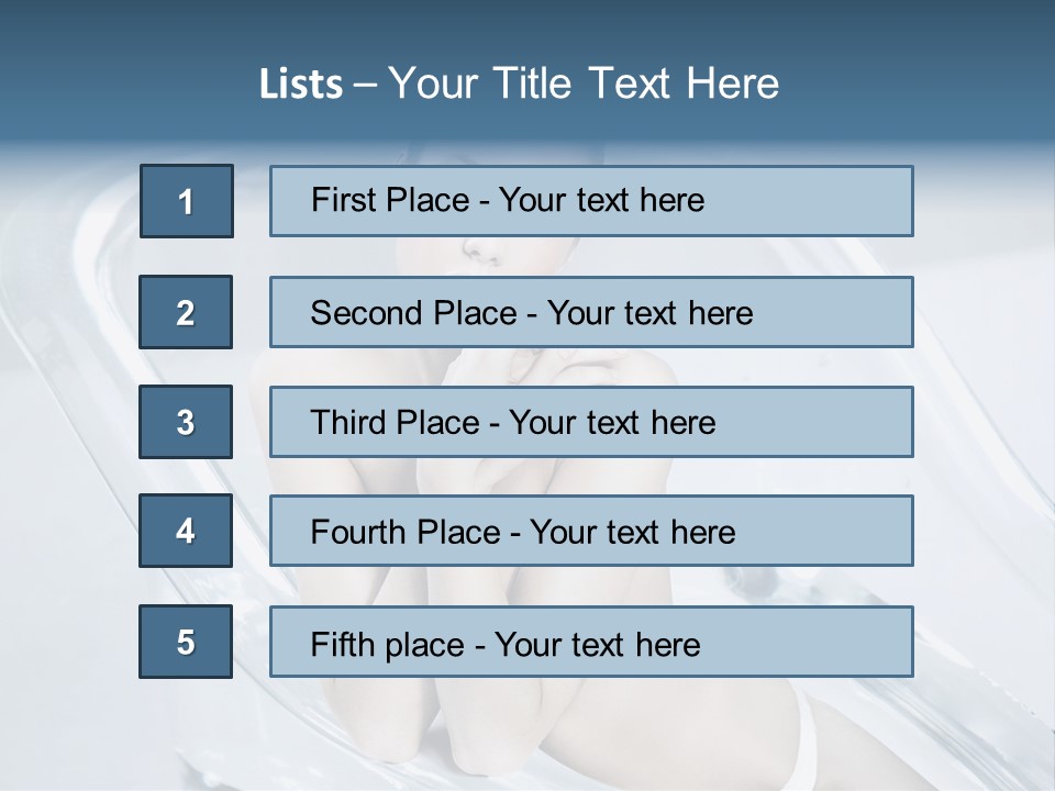 Adult Resting Rest PowerPoint Template