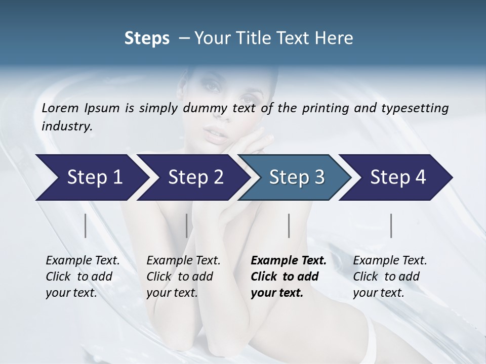 Adult Resting Rest PowerPoint Template