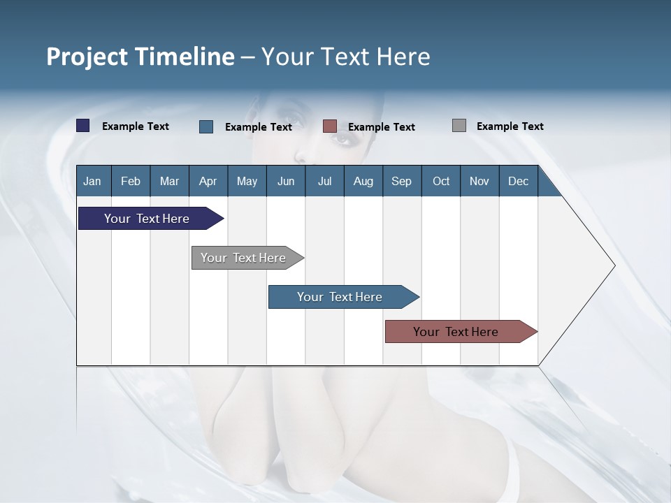 Adult Resting Rest PowerPoint Template