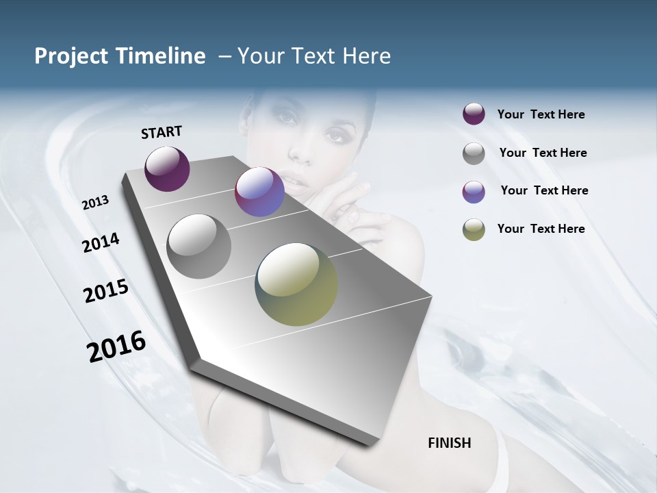 Adult Resting Rest PowerPoint Template